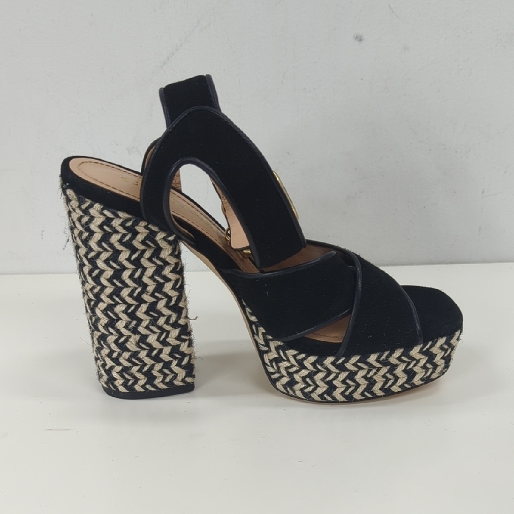 New Coach Talina Sandal Black Size 5 - Picture 5 of 10